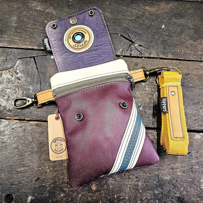 Hippers 2-zijdig vintage bordeaux/vintage paars