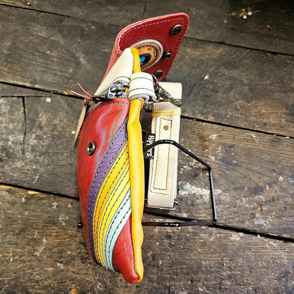 Hippers 2-zijdig vintage rood/vintage oranje