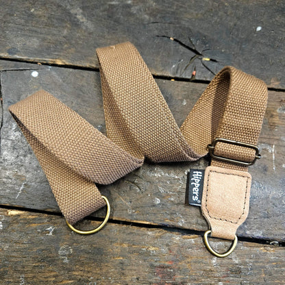 Hippers Schouderband bruin 3 cm
