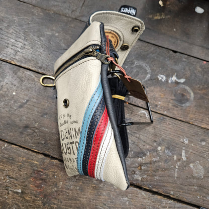 Hippers 2-zijdig vintage creme/zwart