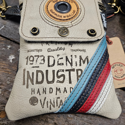 Hippers 2-zijdig vintage creme/zwart