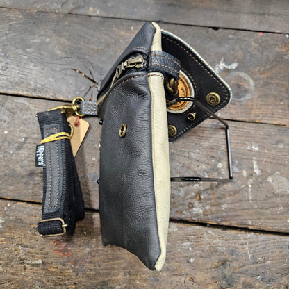 Hippers 2-zijdig vintage creme/zwart