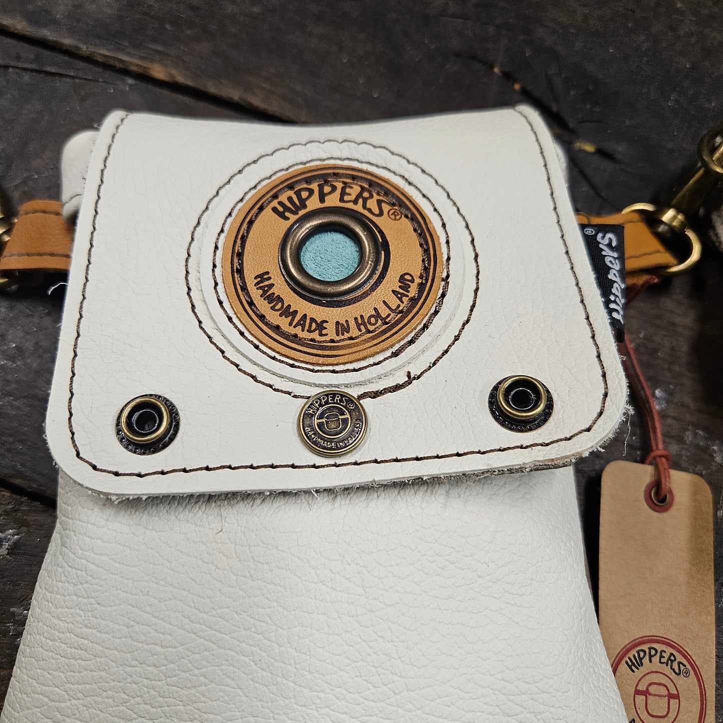Hippers 2-zijdig vintage creme /taupe