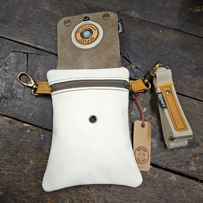 Hippers 2-zijdig vintage creme /taupe