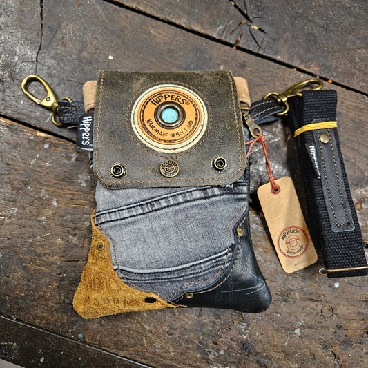 Hippers 2-zijdig jeans/zwart II