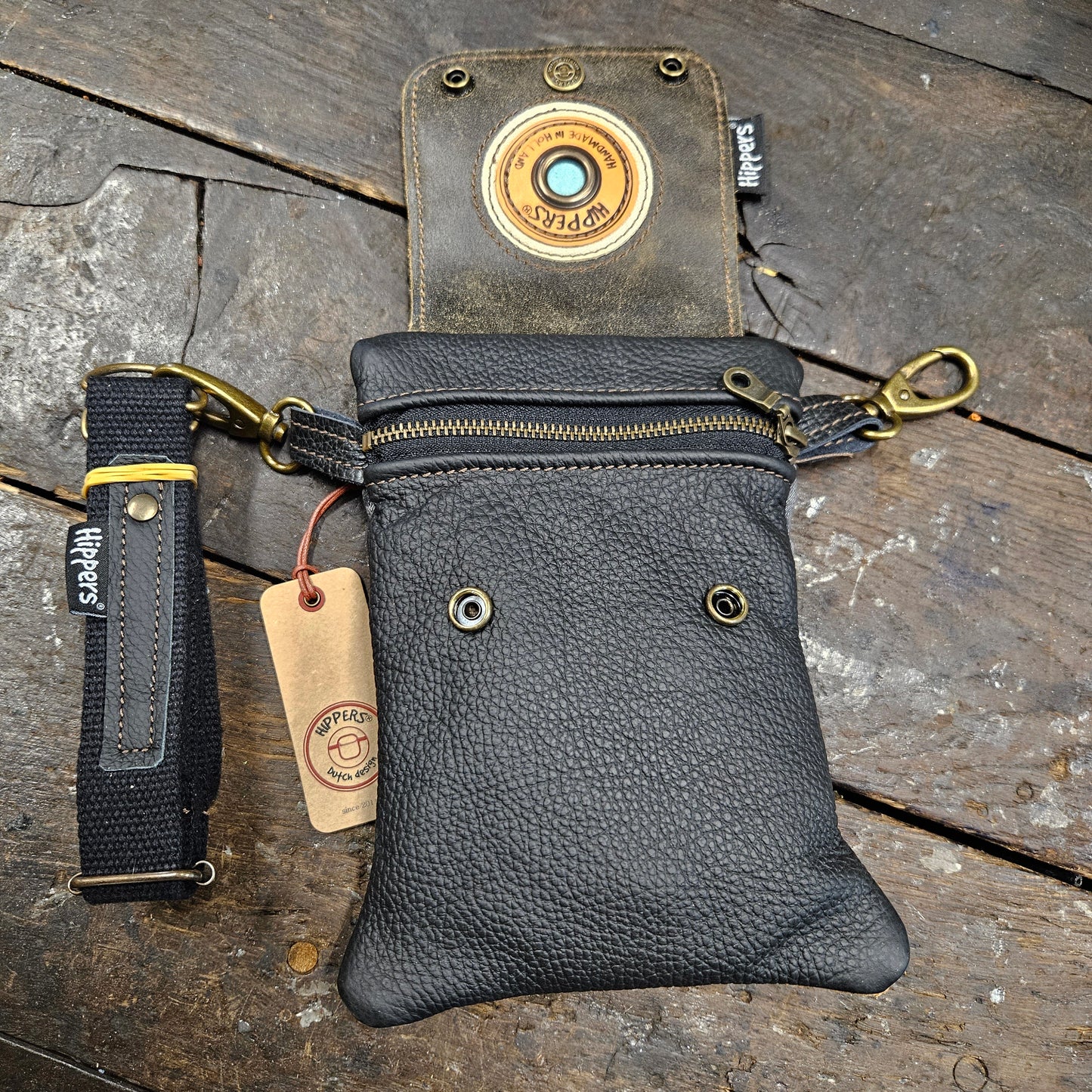 Hippers 2-zijdig jeans/zwart II
