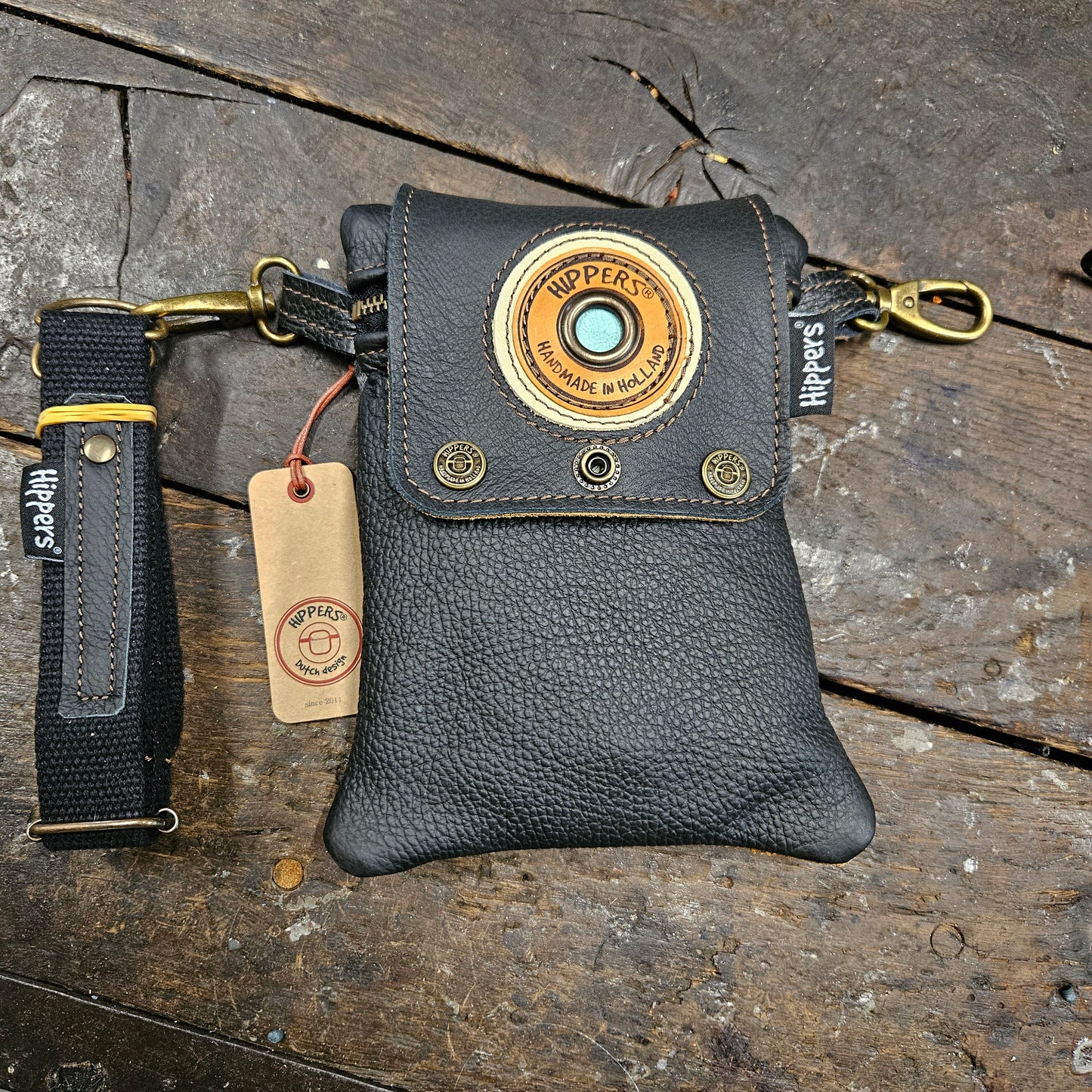 Hippers 2-zijdig jeans/zwart II