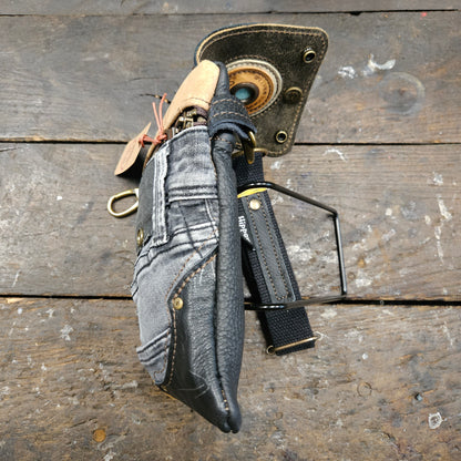 Hippers 2-zijdig jeans/zwart II