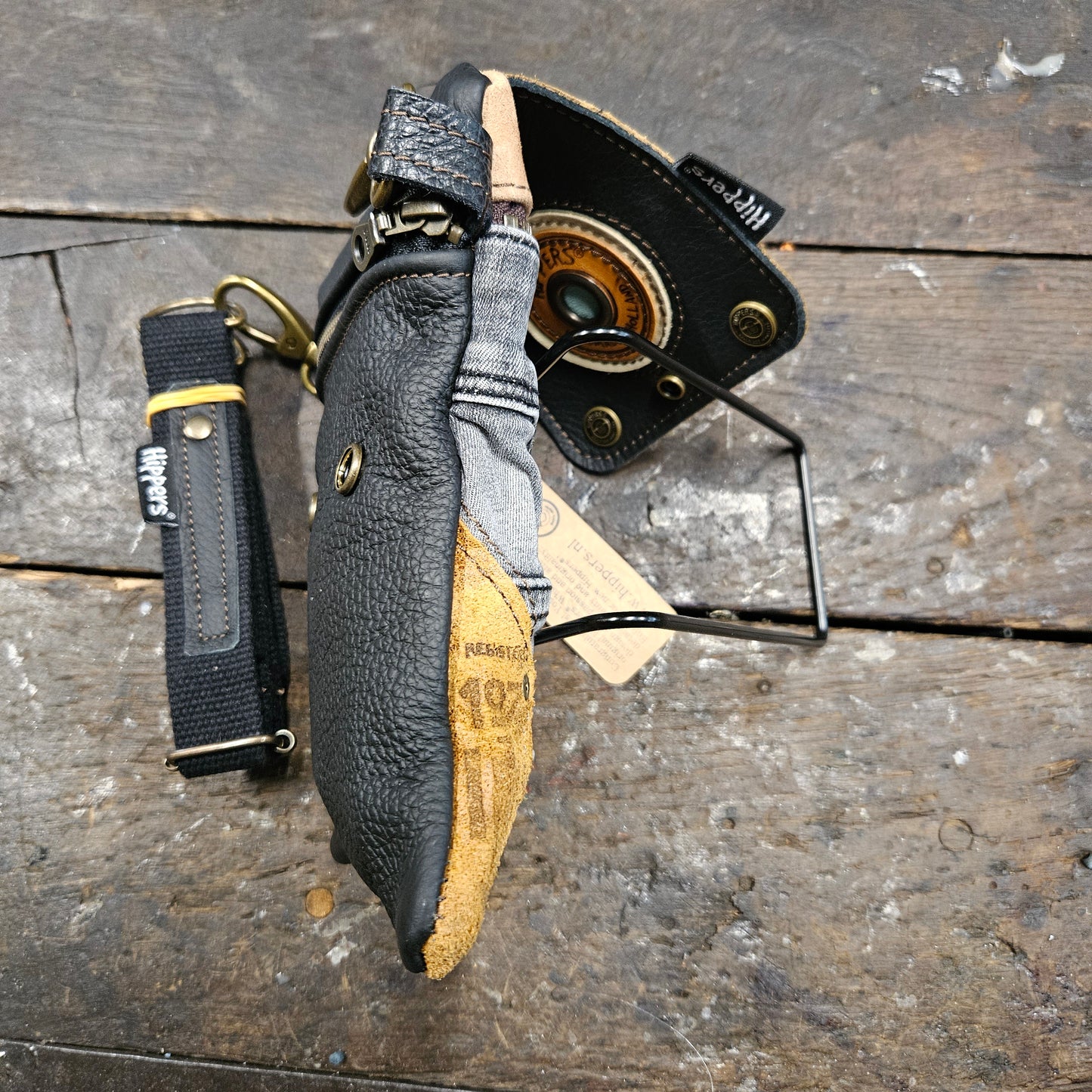 Hippers 2-zijdig jeans/zwart II