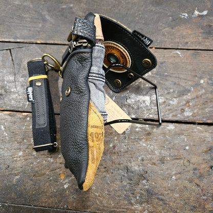 Hippers 2-zijdig jeans/zwart II