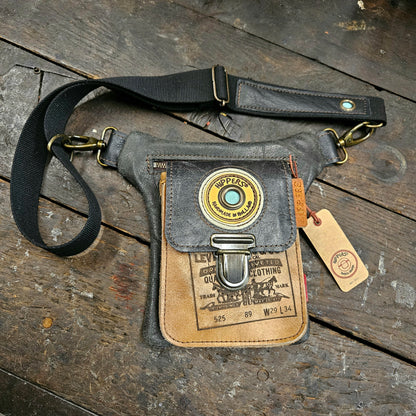 Luxe Hippers zwart bruin vintage I