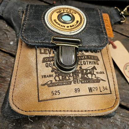 Luxe Hippers zwart bruin vintage I