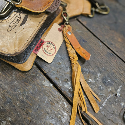 Luxe Hippers bruin Ibiza skull + hanger