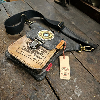 Luxe Hippers zwart bruin vintage I