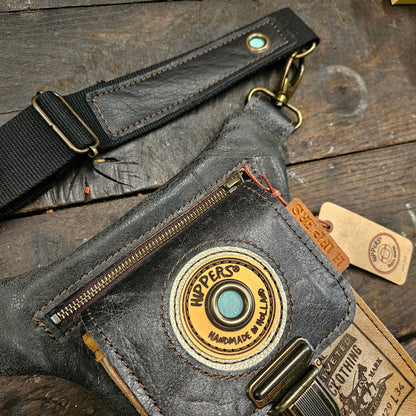 Luxe Hippers zwart bruin vintage I