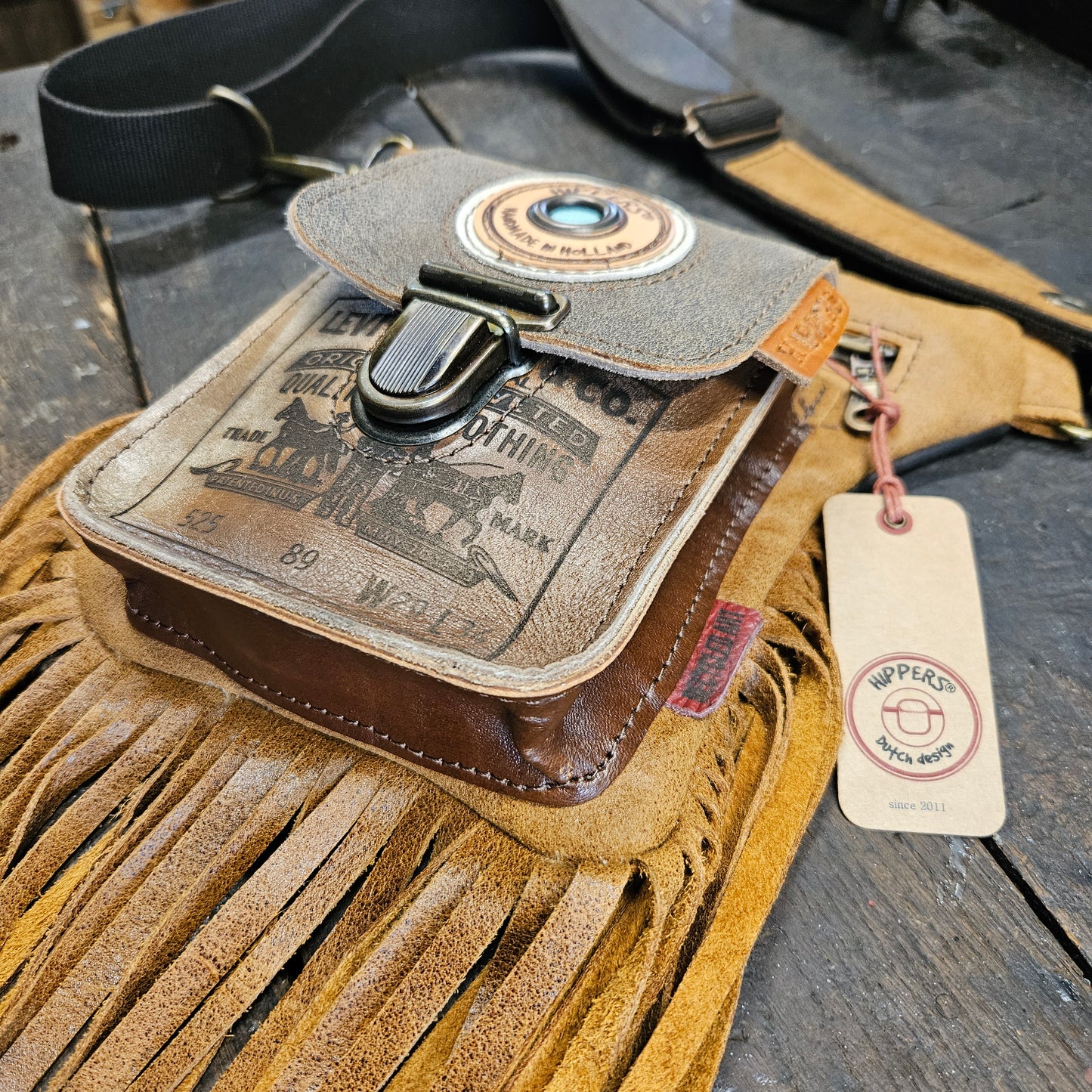 Luxe Hippers bruin vintage bruin & Co