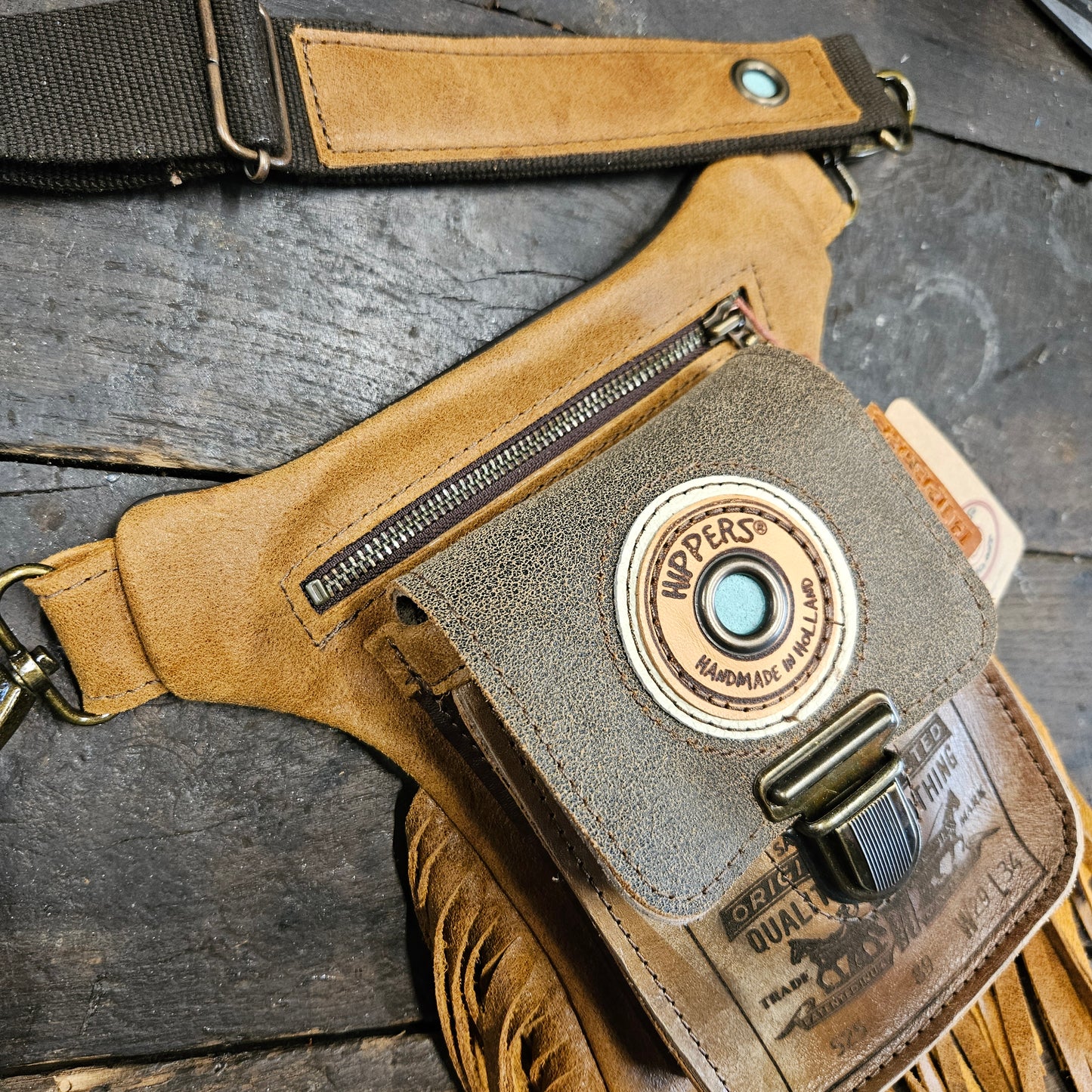 Luxe Hippers bruin vintage bruin & Co