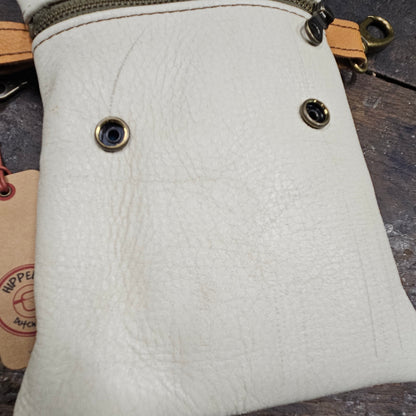 Hippers 2-zijdig vintage creme /lichtblauw sport