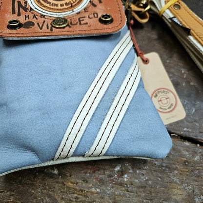 Hippers 2-zijdig cremewit/blauw vintage sport