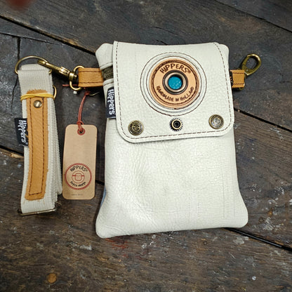 Hippers 2-zijdig vintage creme /lichtblauw sport