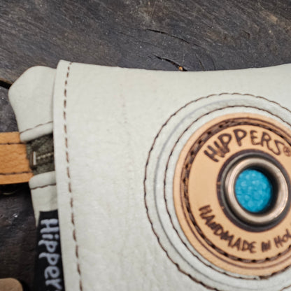 Hippers 2-zijdig vintage creme /lichtblauw sport