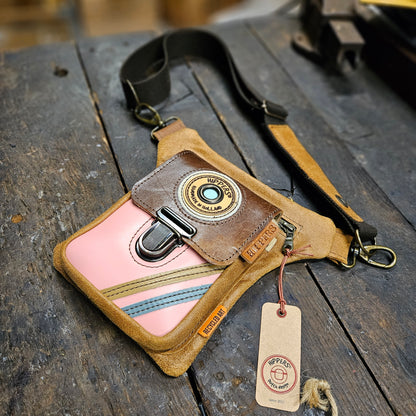 Luxe Hippers bruin roze