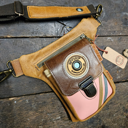 Luxe Hippers bruin roze