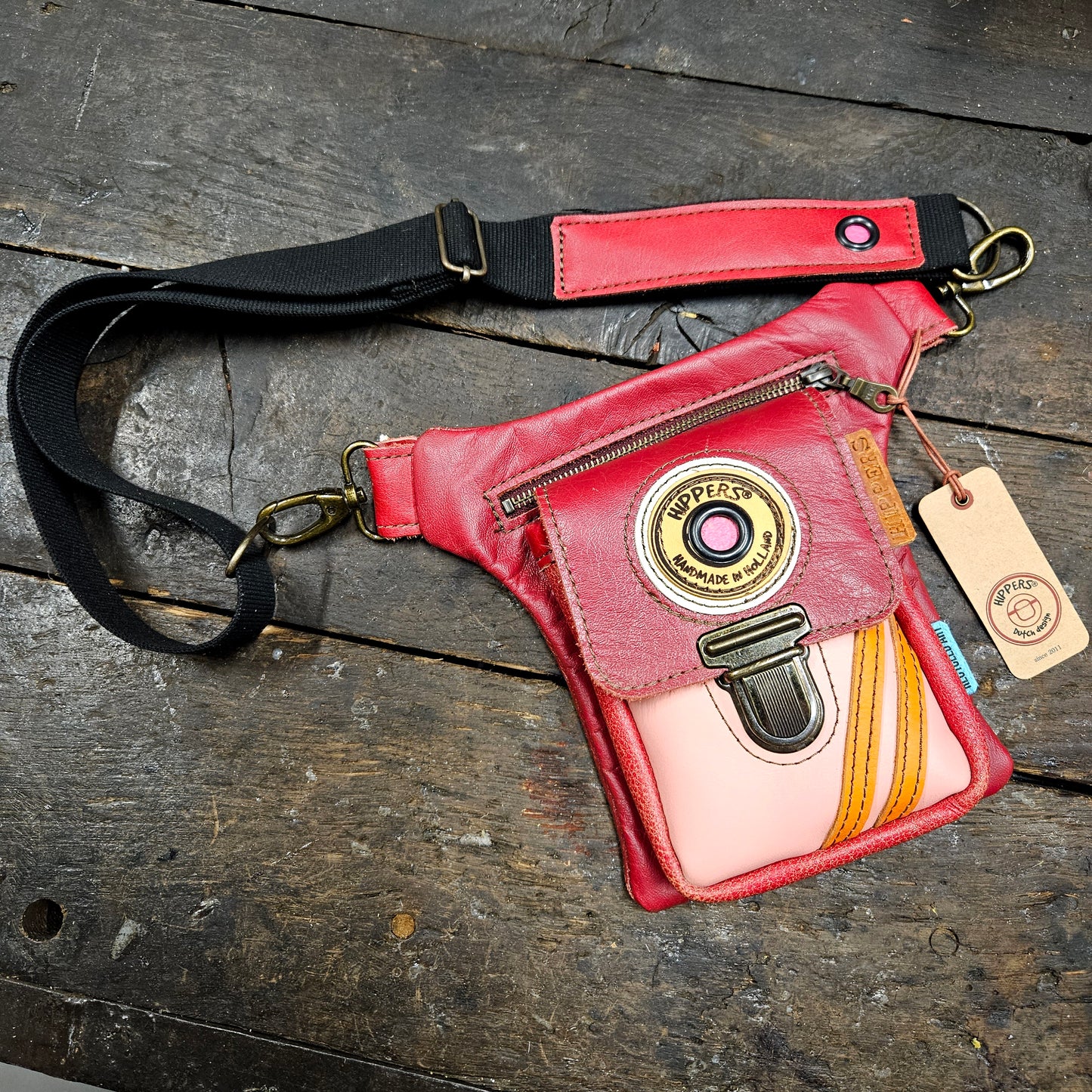 Luxe Hippers rood roze sport