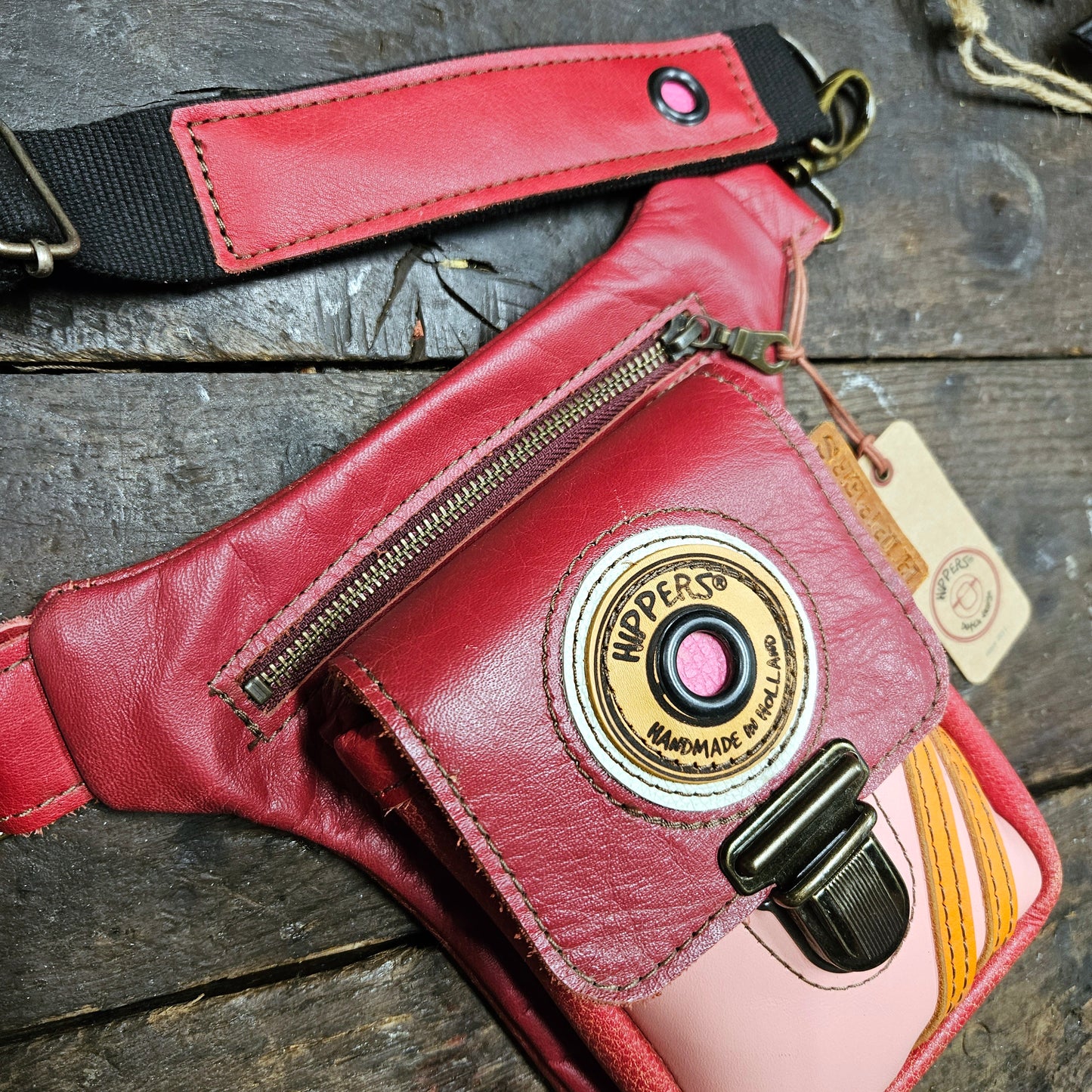 Luxe Hippers rood roze sport