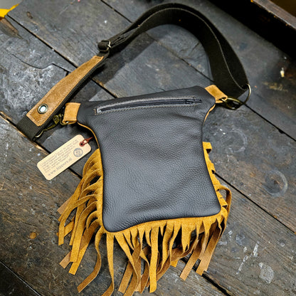 Luxe Hippers bruin Ibiza skull franje