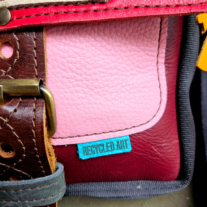 Gordeltas mini rood roze