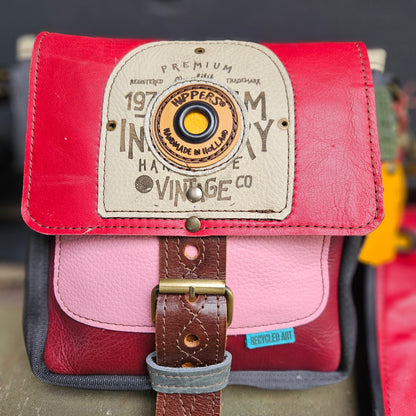 Gordeltas mini rood roze