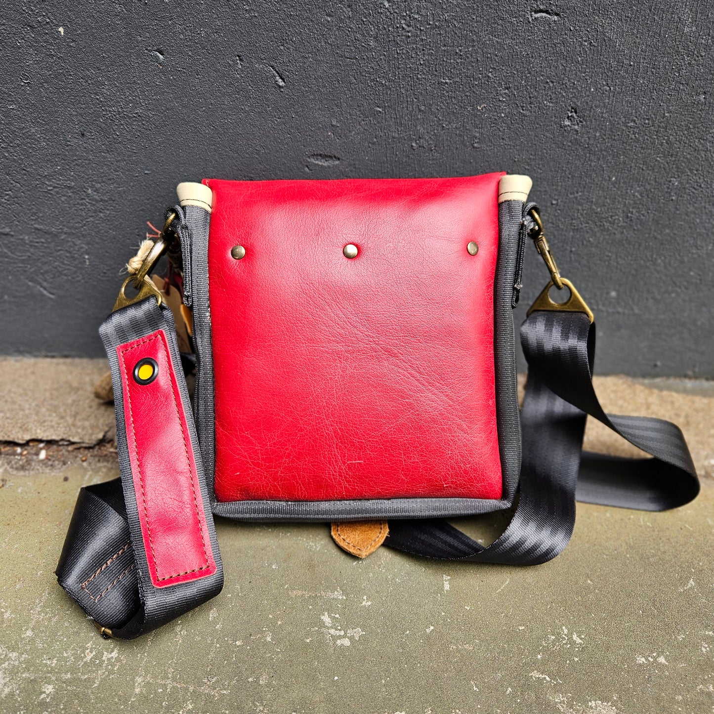 Gordeltas mini rood roze