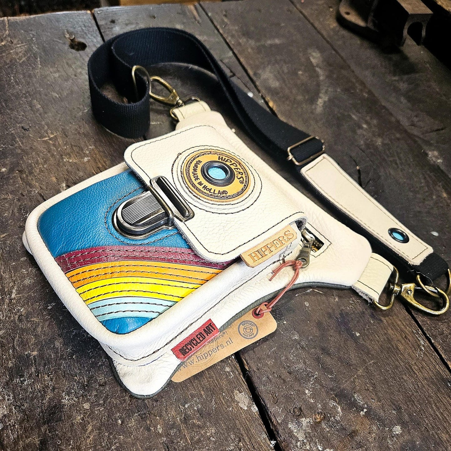Luxe Hippers creme/aqua vintage