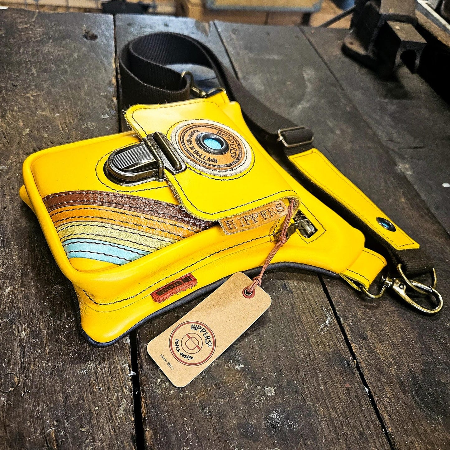 Luxe Hippers oker vintage