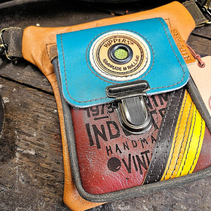 Luxe Hippers rood vintage/industry