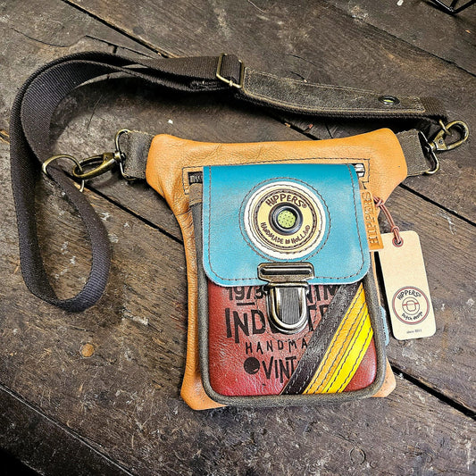 Luxe Hippers rood vintage/industry