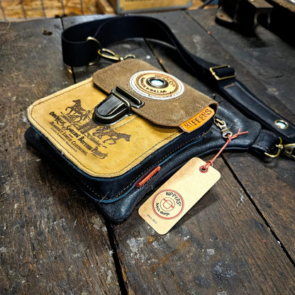 Luxe Hippers zwart bruin vintage II