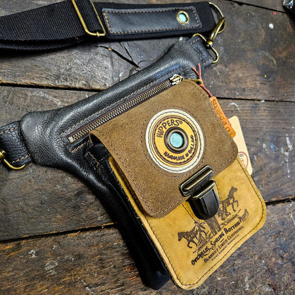 Luxe Hippers zwart bruin vintage II