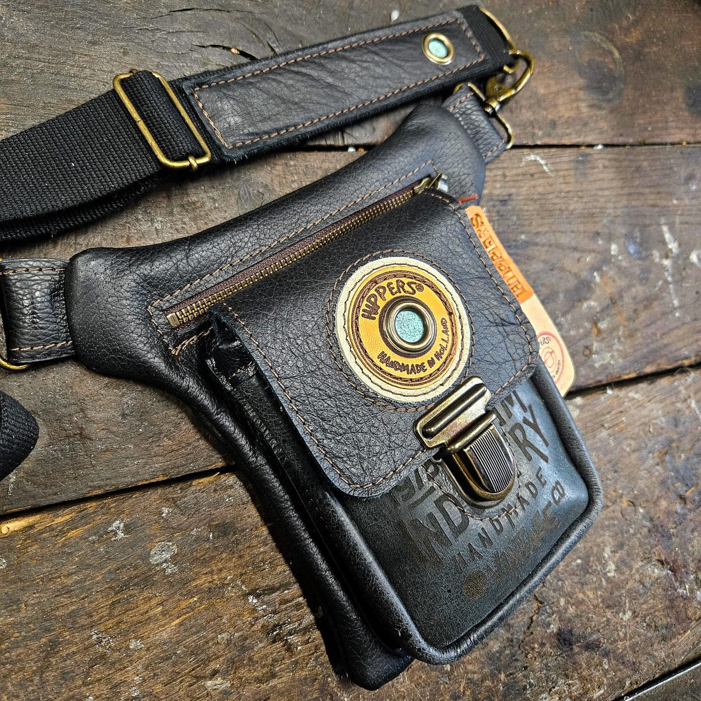 Luxe Hippers zwart vintage