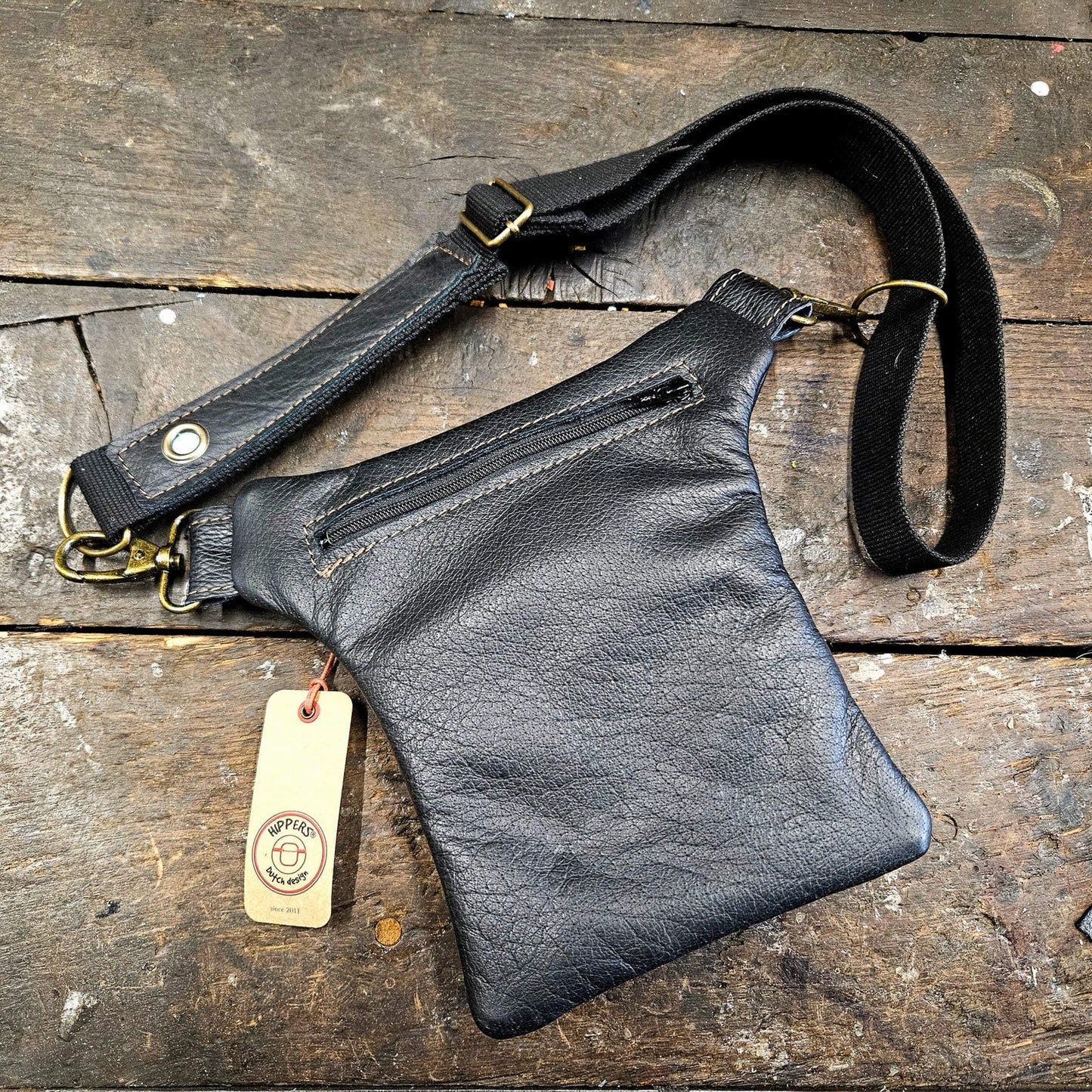 Luxe Hippers zwart vintage