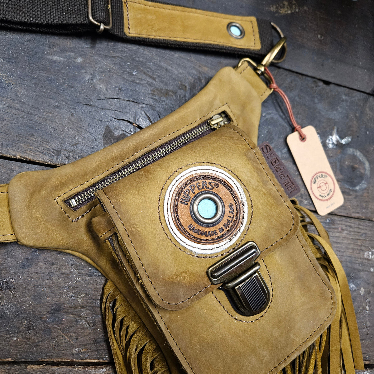 Luxe Hippers bruin franje I