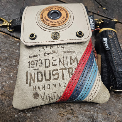 Hippers 2-zijdig vintage creme/zwart