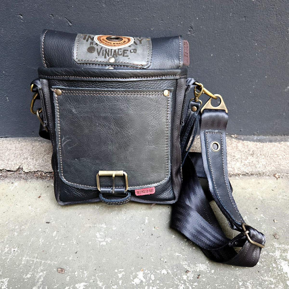 Gordeltas mini zwart