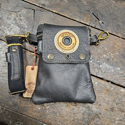 Hippers 2-zijdig vintage creme/zwart