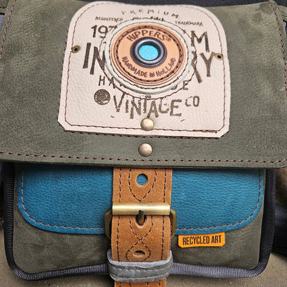 Gordeltas mini groen aqua