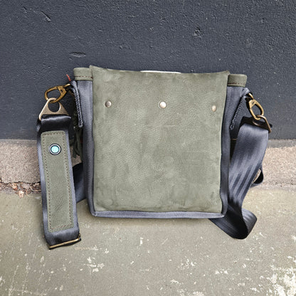 Gordeltas mini groen aqua