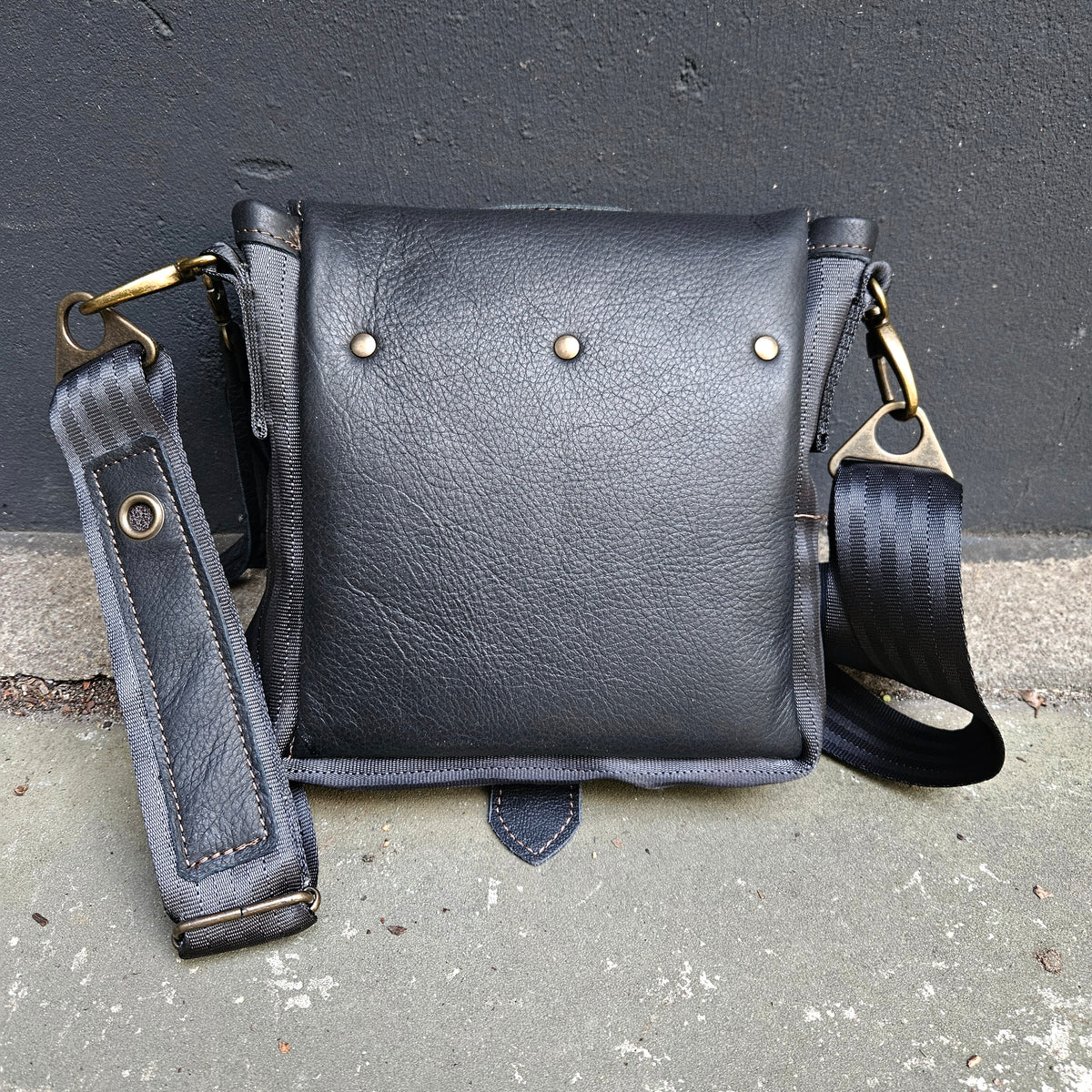 Gordeltas mini zwart