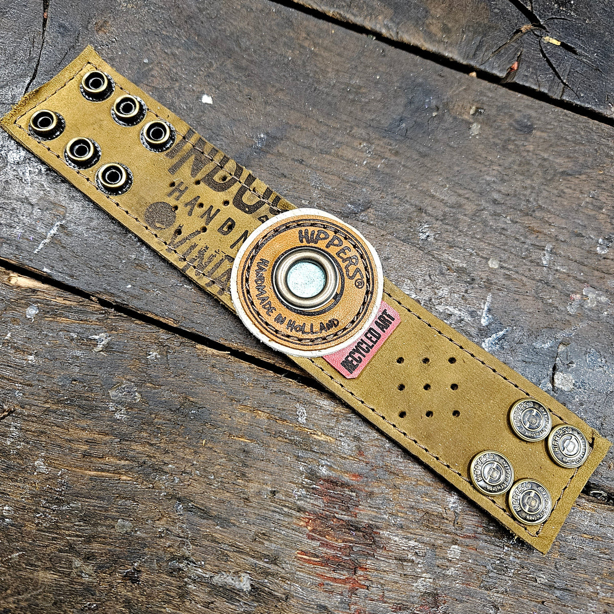 Hippers Armband bruin industry