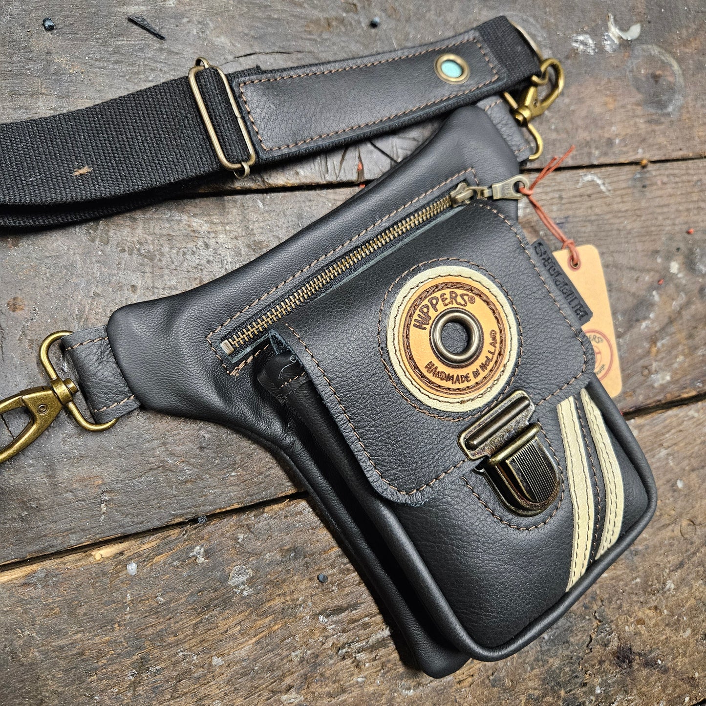 Luxe Hippers zwart sport